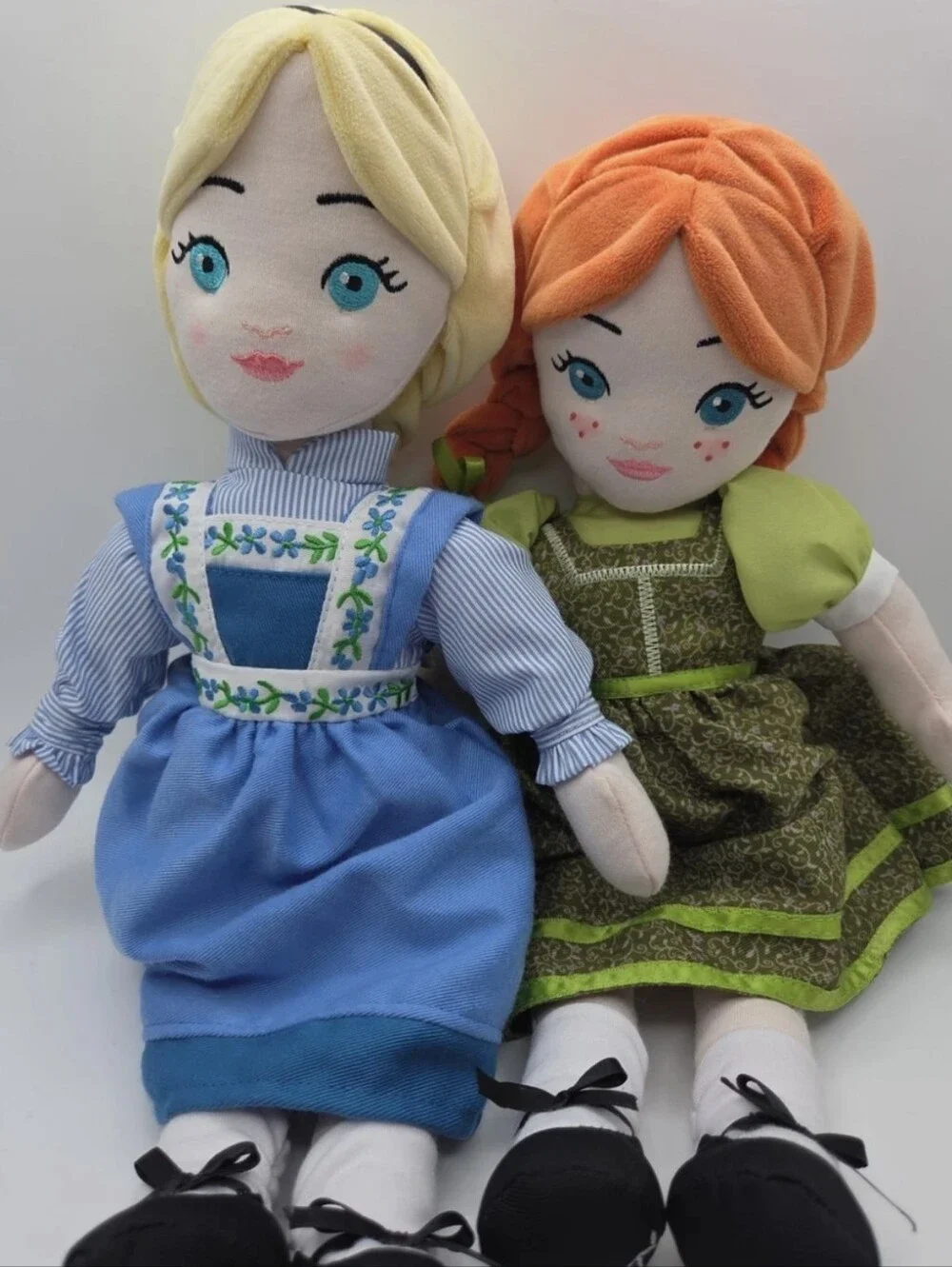 Frozen the Broadway Musical Elsa & Anna Plush 15' Dolls